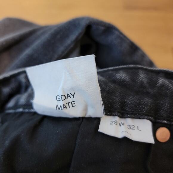 ROLLA’S 29×31 Tim Slims Slim Fit Stretch Jean Slim Taper / Black-Gray Wash - Picture 6 of 15